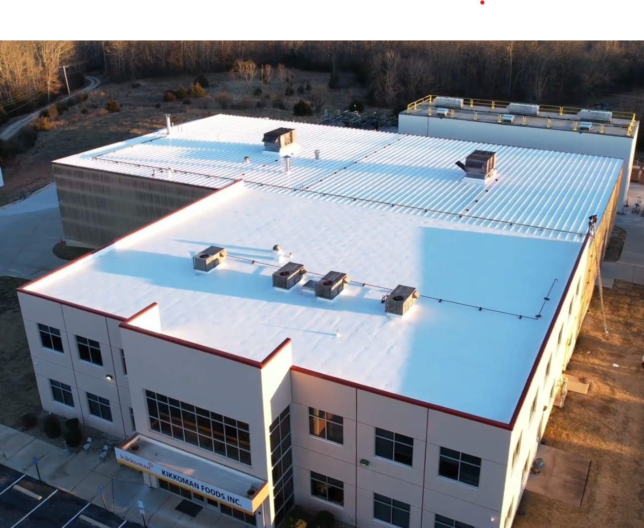 Storm damaged commercial roof in Greater St. Louis