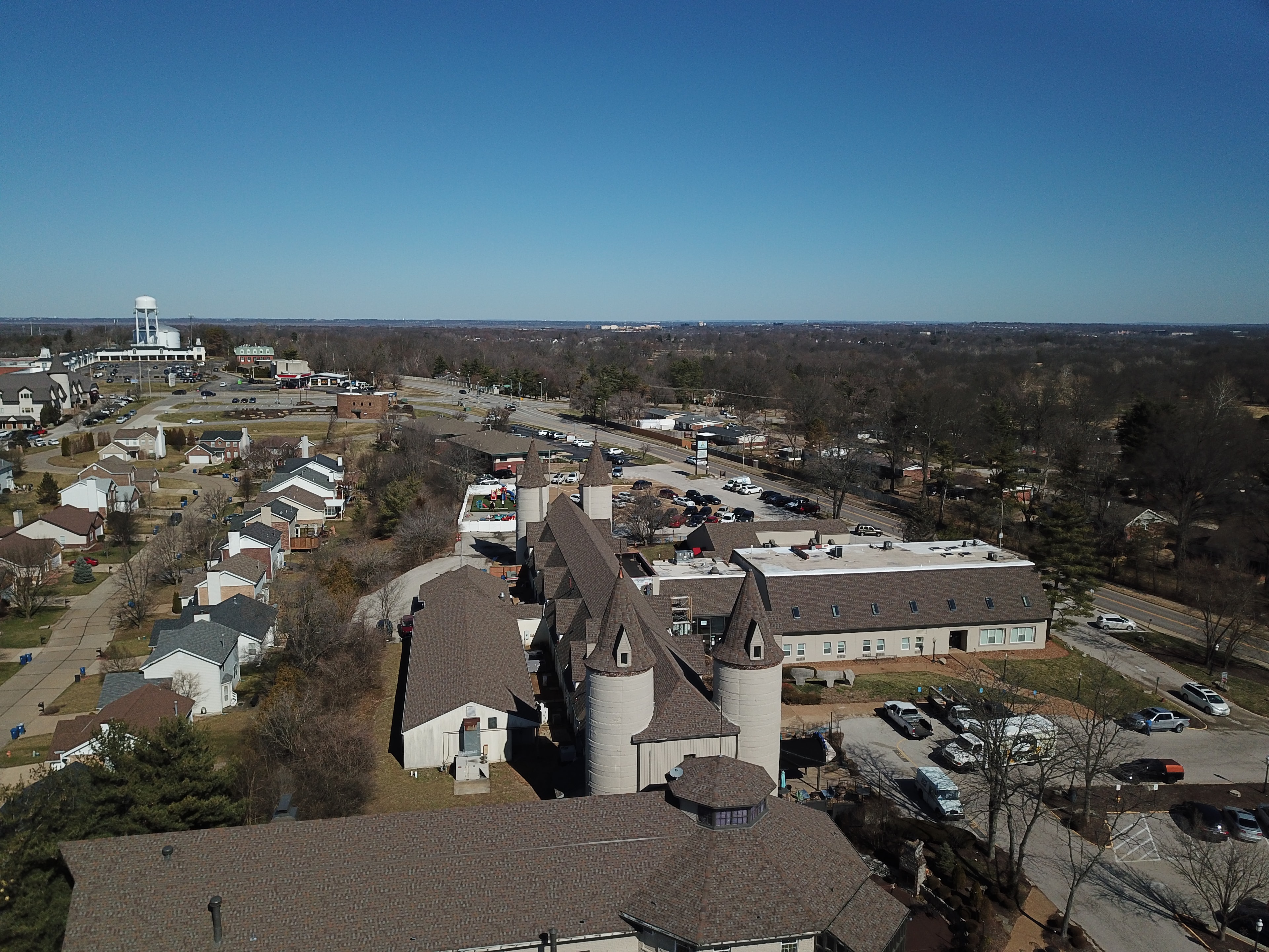 Commercial asphalt shingle roofing Missouri architectural presidential